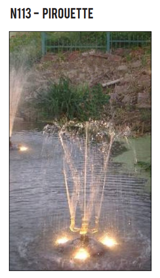 Yctze Brass Blossom Water Fountain, Brass Column Garden Pond Water Fountain  Nozzle Sprinkle Spray Head for Home Garden(3/4)